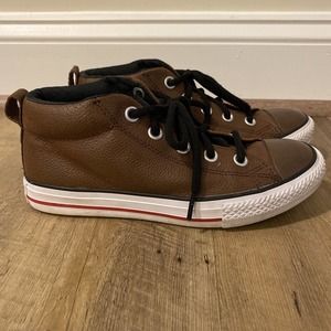 Converse All Star Chuck Taylor Brown Leather Junior Size 3